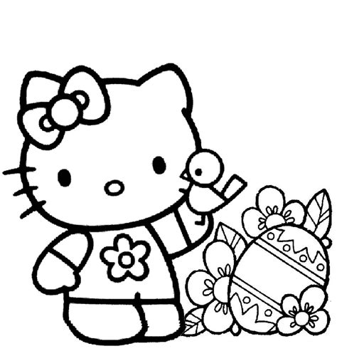 Free Printable Hello Kitty Coloring Pages For Kids