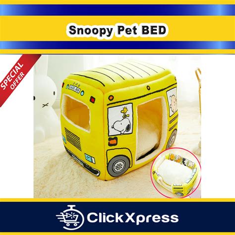 Pet Bed- Snoopy Style-Dog Bed-Snoopy Dog Bed | Shopee Singapore