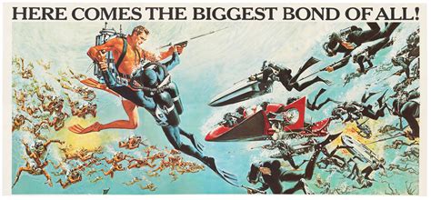 THUNDERBALL (1965) US, PARTIAL BILLBOARD POSTER (ACCOMPANIED BY A ...