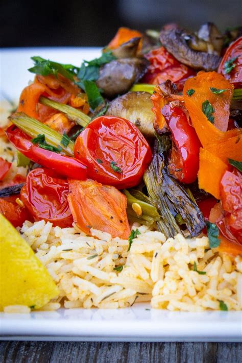 Savory Rice and Roasted Veggies - Two 🧐Kooks In The Kitchen