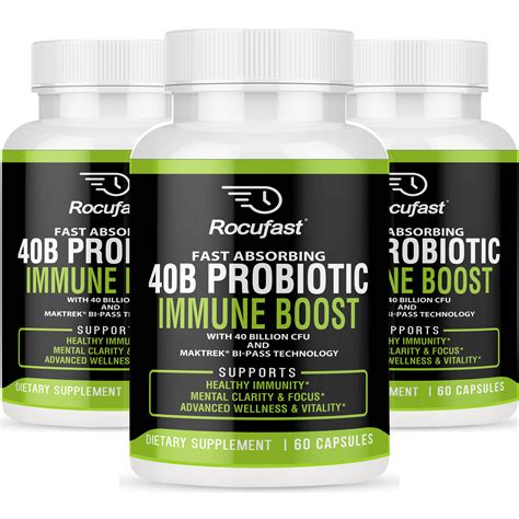 Immune Support Immunity Boost Probiotic Supplement - Once Daily Multi ...