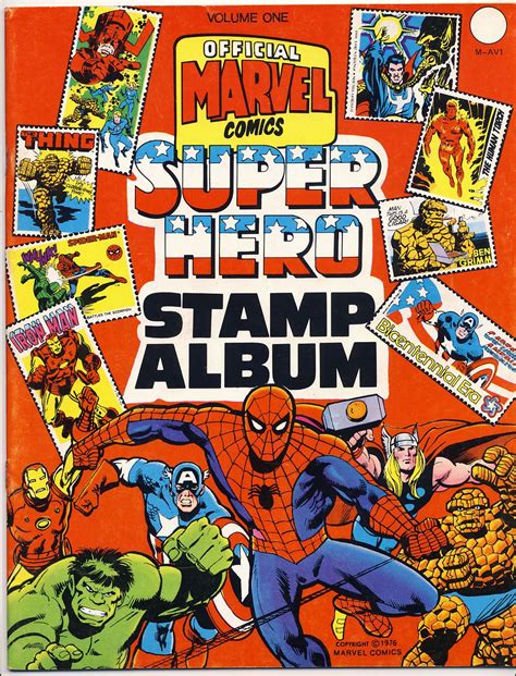 Marvel To Publish The Marvel Stamp Collector Album (2017) | First ...