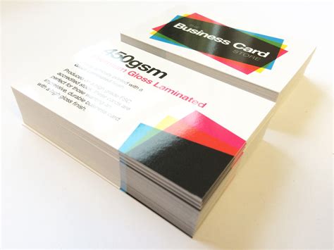 450gsm Premium Gloss Laminated | The Business Card Store | Bristol ...