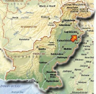 Gujranwala – another location map of city – Paki Mag