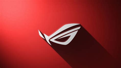 ASUS ROG Red Logo 4K wallpaper