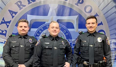 Welcome New Texarkana Texas Police Officers to Community