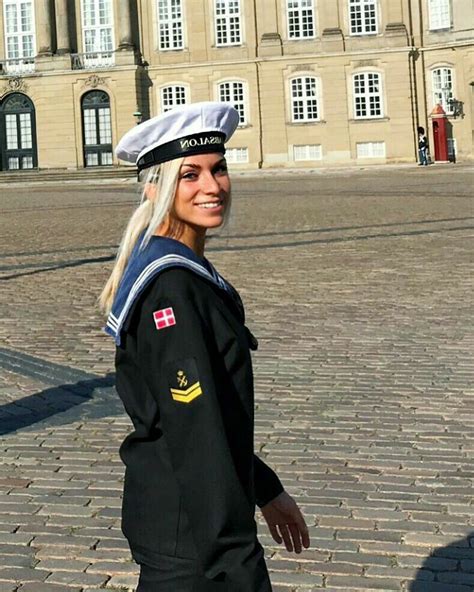 Royal female l Danish 🇩🇰 Navy Sailor | Military women, Military girl ...