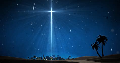 Christmas Artwork Bethlehem Star Background