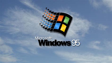 Windows 95 Wallpaper Logo