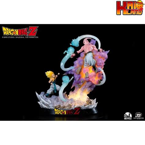 Dragon Ball Infinity Studio Gotenks Vs Buu Licensed Resin Statue - Kaioland