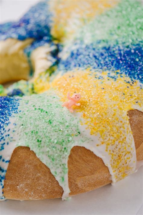 Homemade King Cake with Cream Cheese Filling | Baked Bree