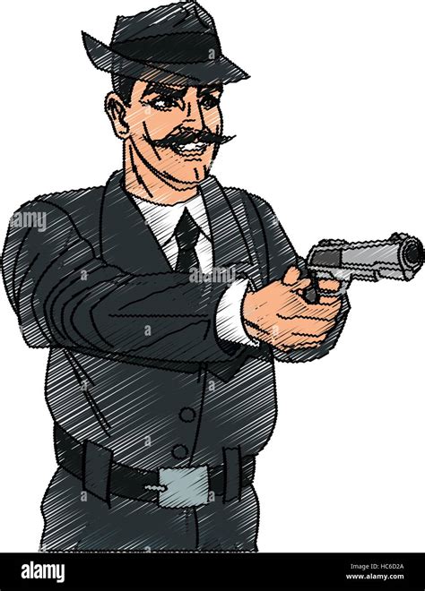 Man cartoon with gun design Stock Vector Image & Art - Alamy