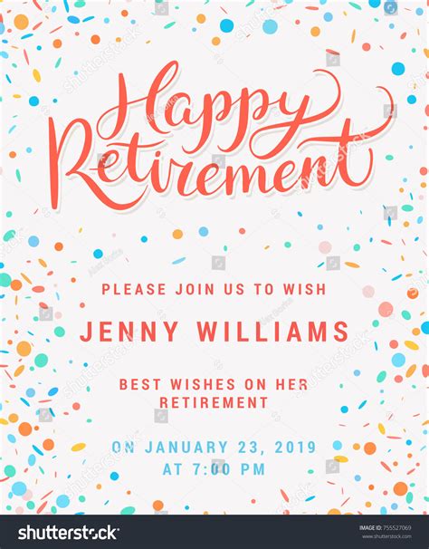 2,890 Retirement Invitations Images, Stock Photos & Vectors | Shutterstock