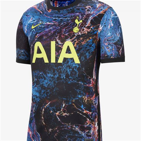 Nike Tottenham Hotspur 2021/22 Stadium Away Football Shirt - Black ...