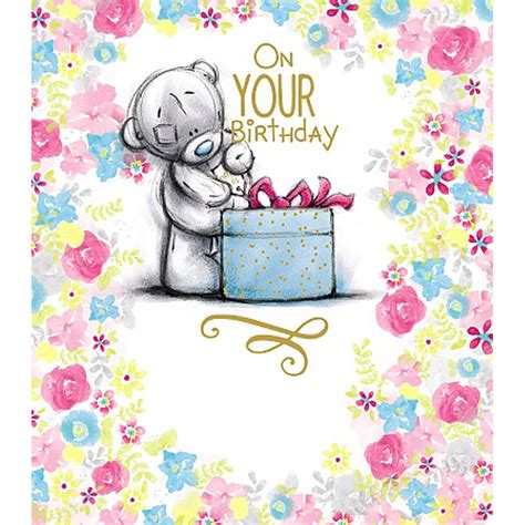 On Your Birthday Me to You Bear Birthday Card (A91US007) : Me to You ...