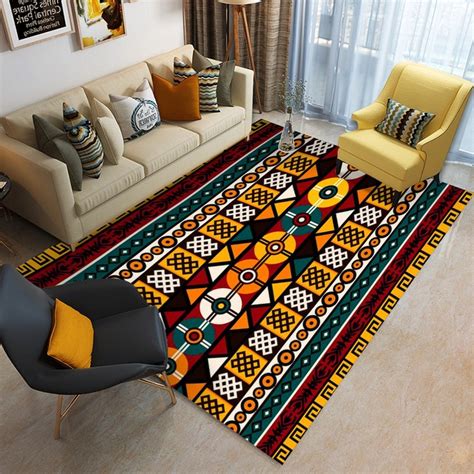 African Carpet Rugs Bogolan (35.4 x 59.1-90cm x 150cm) MORE SIZES AVAIL ...