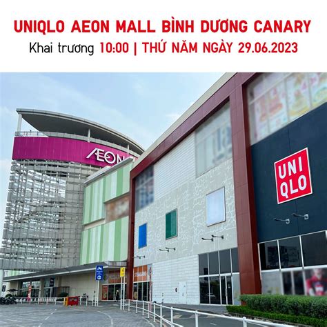 Sắp khai trương Uniqlo Aeon Mall Bình Dương vào 29/06