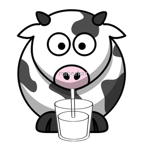 "Cow Drinking Milk" Art Prints by romerkat | Redbubble