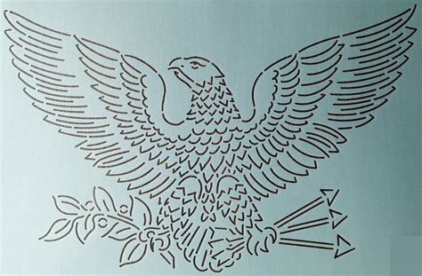 Stencil - 14 American Eagle - 000022690142