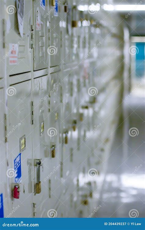 29 Jan 2006 the School Hallway with Lockers at Indoor Editorial ...