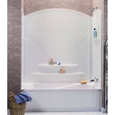 MAAX Decora 63" White Tub Wall Surround | SKU: 8032150 | Home Outlet ...