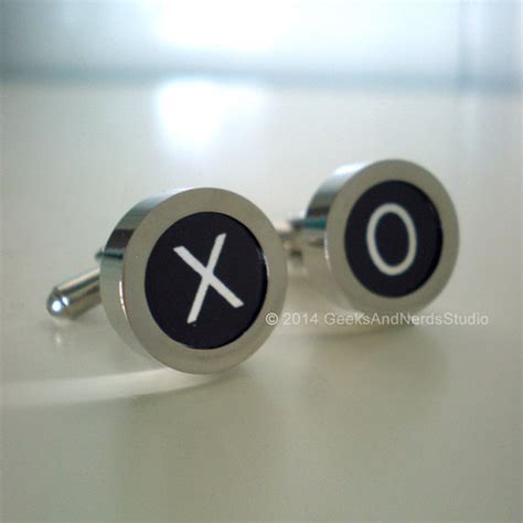 Personalized Cufflinks - Groomsmen Gift - Black Typewriter Key ...