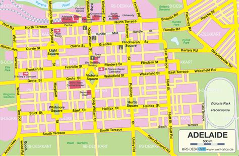 Adelaide Map and Adelaide Satellite Images