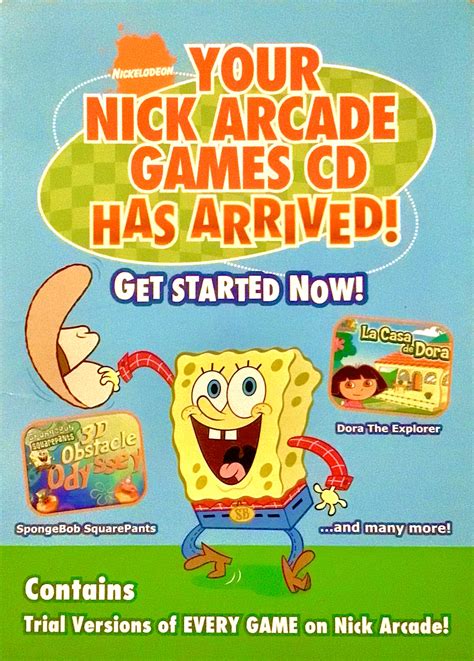 Nick Arcade Games CD (contains trial versions of every nick arcade game ...