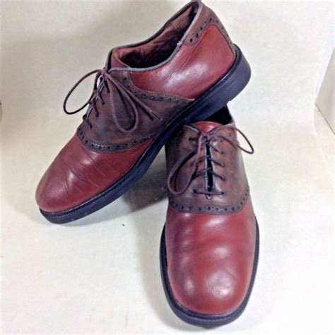 Nunn Bush Men Shoes Red Brown 10m Wingtip Oxford Leather Comfort GEL ...