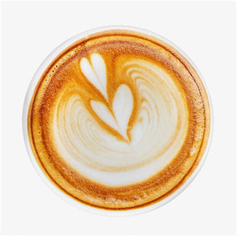 Heart latte art isolated image | Premium Photo - rawpixel