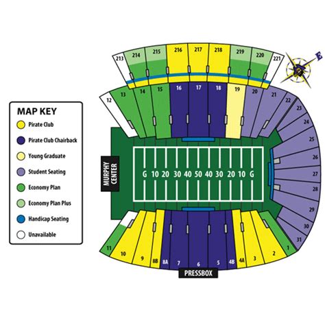 East Carolina Dowdy Ficklen Stadium Seating Chart | Brokeasshome.com