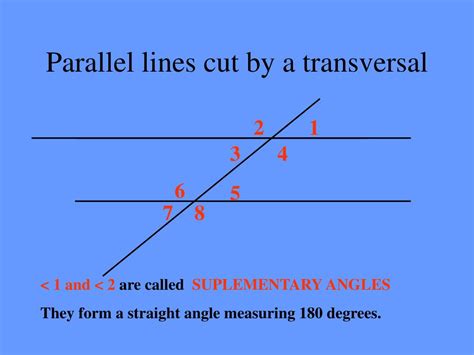 Parallel Lines Transversal Worksheets