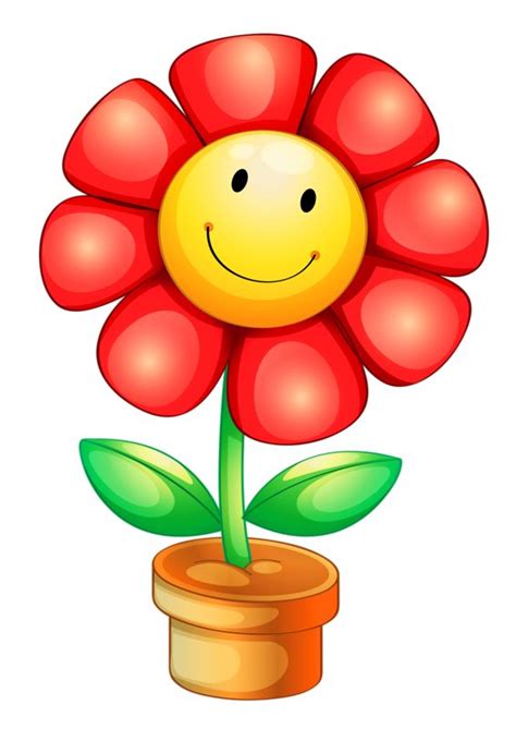 Happy Flower Clipart | Free download on ClipArtMag