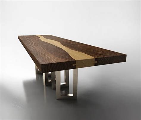 Walnut Wood Table by IL Pezzo Mancante - Luxury Wood Table Design | Aya ...