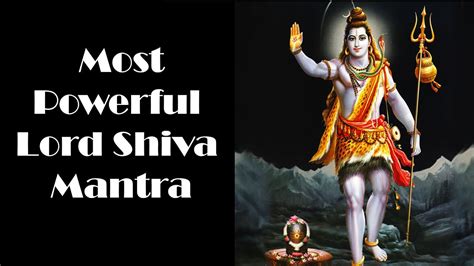 ॐ Most Powerful Lord Shiva Mantra to Remove Evil Negative Energy Shiva ...