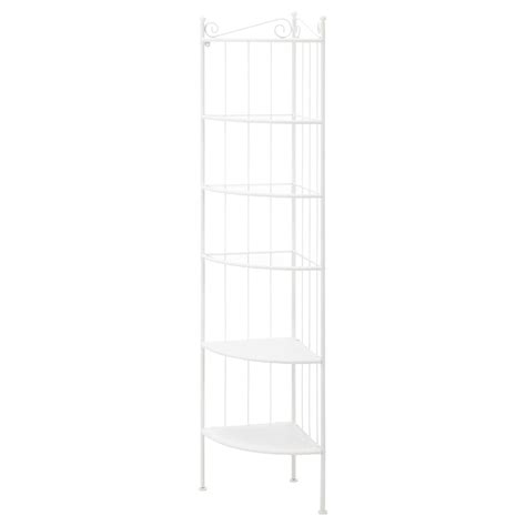 RÖNNSKÄR Corner shelf unit, white - IKEA