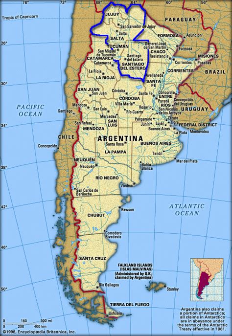 Argentina Salta Mission | Political Map