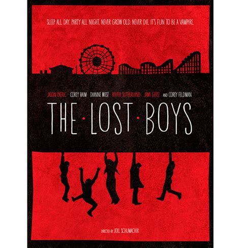 Alternative movie poster for The Lost Boys by Wonderbros