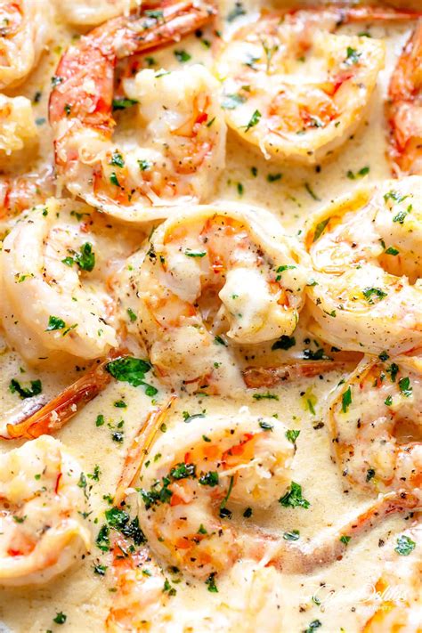 Creamy Garlic Shrimp With Parmesan (Low Carb) - Cafe Delites