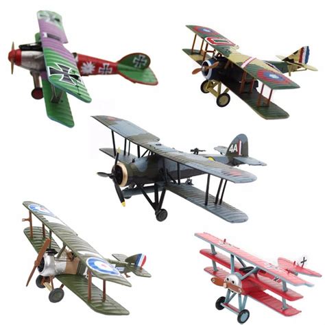 Diecast 1/72 Scale Military Toy Plane Models Biplane Series Die cast ...