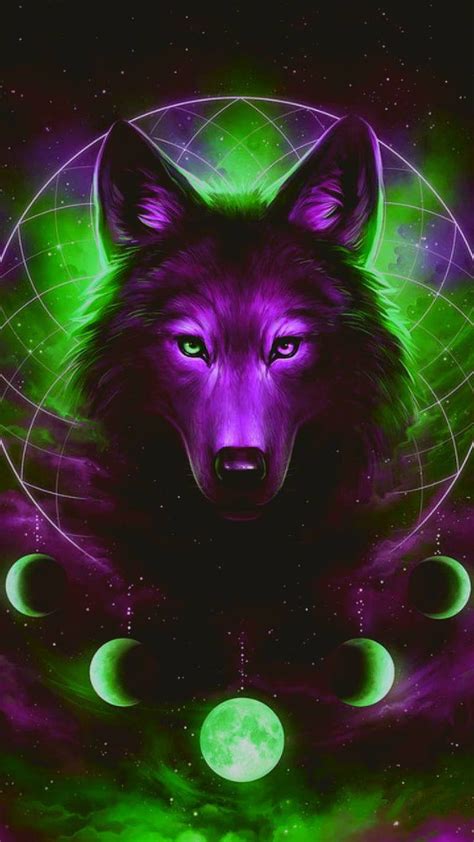 Galaxy Wolf Wallpaper