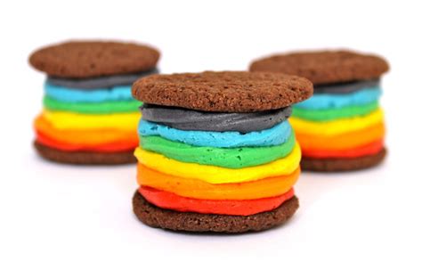 Rainbow Oreos, vegan or not | Flickr - Photo Sharing!