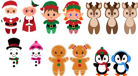 Download Christmas, Characters, Cartoon. Royalty-Free Vector Graphic ...