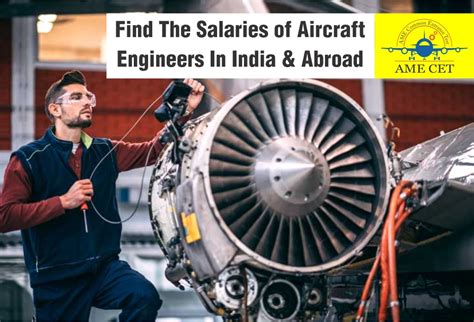 Find The Salary Of Aircraft Engineering In India And Abroad – AME CET Blogs