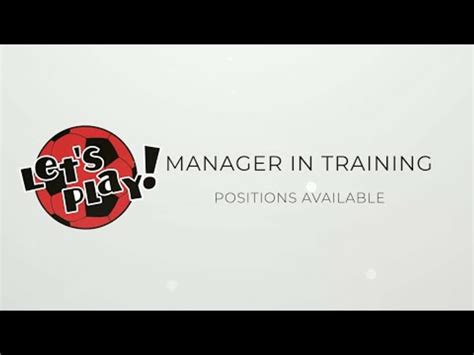 Manager in Training - Grand Blanc SoccerZone #0087 job at Let's Play ...