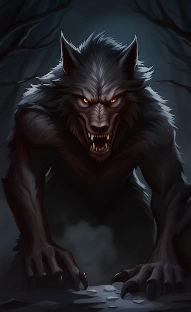 Premium Photo | Werewolf art