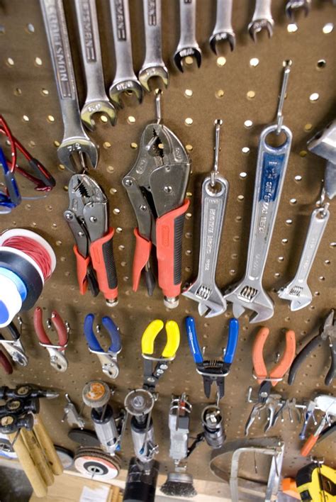 Tools on Pegboard | Tool storage diy, Garage organization diy, Garage ...