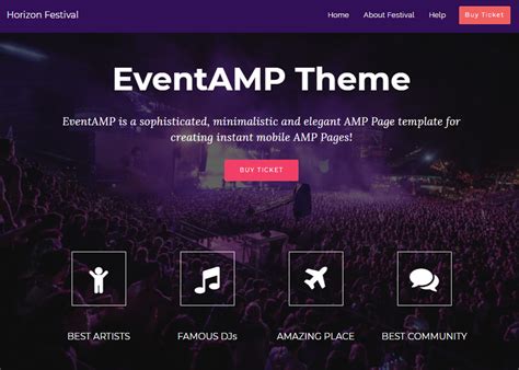 Event Website Template - Awwwards Nominee