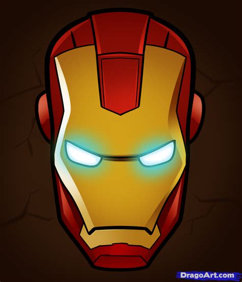 Ironman Cartoon Face