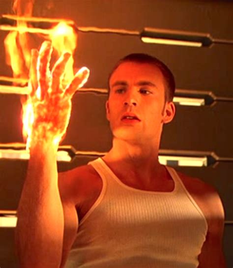 N°14 - Chris Evans as Johnny Storm / Human Torch - Fantastic Four by ...